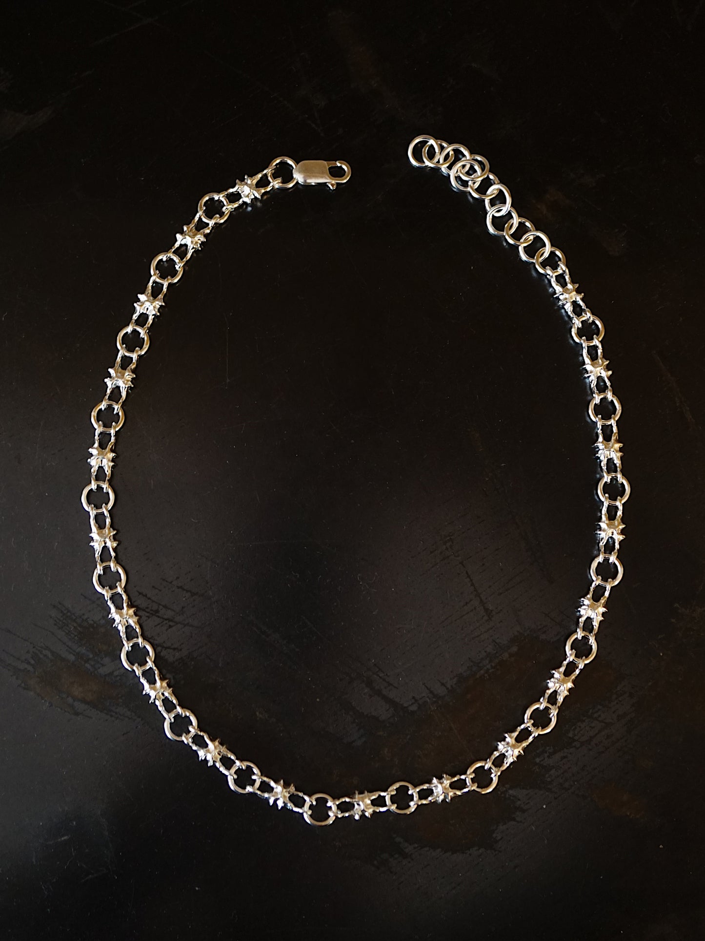 Choker MICROC en argent sterling