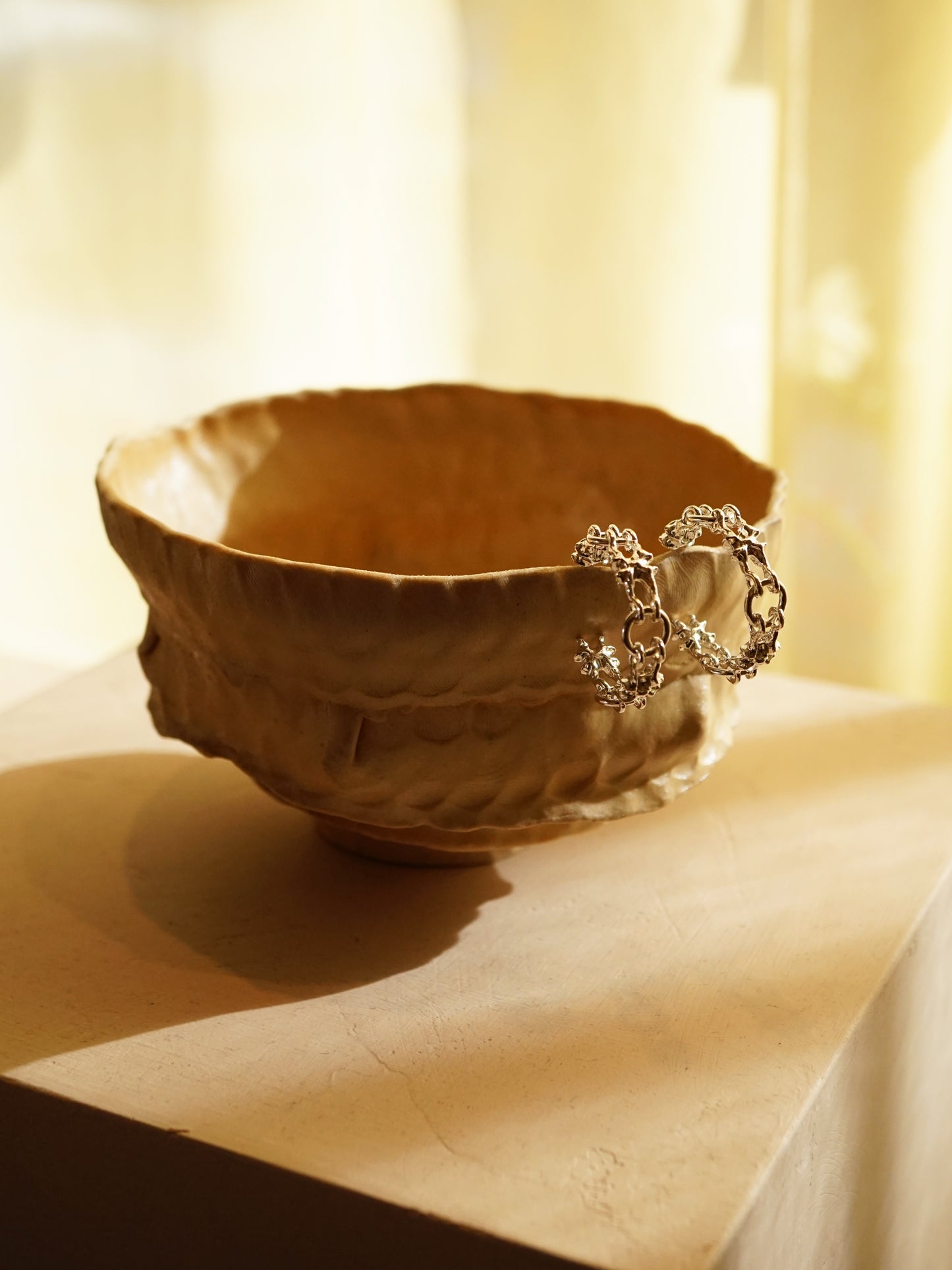 Créoles MICROC en argent sterling