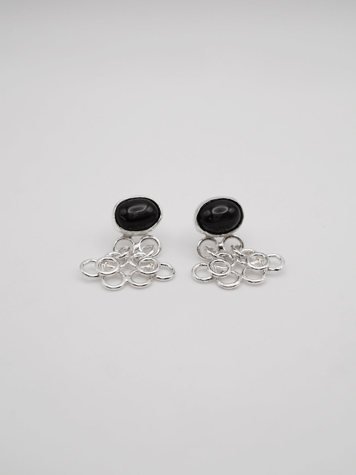 sterling silver TRAME III with star sapphires