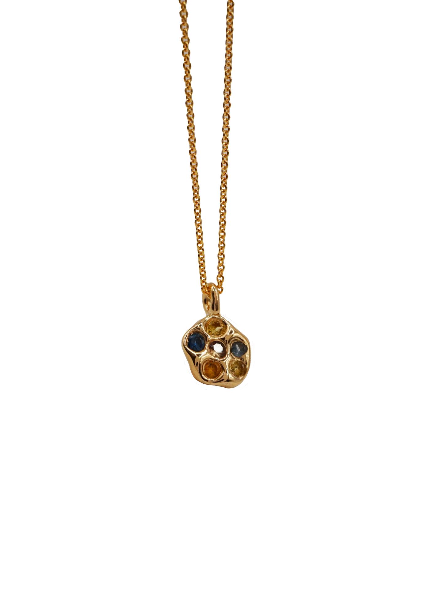 10kt gold OOAK AMAS pendant necklace