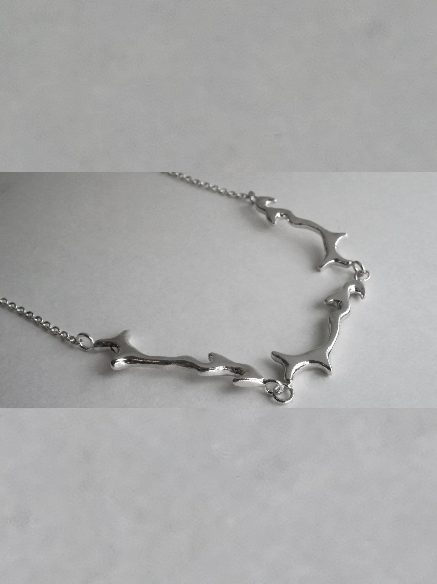 TENDRE METAL MARMO choker necklace