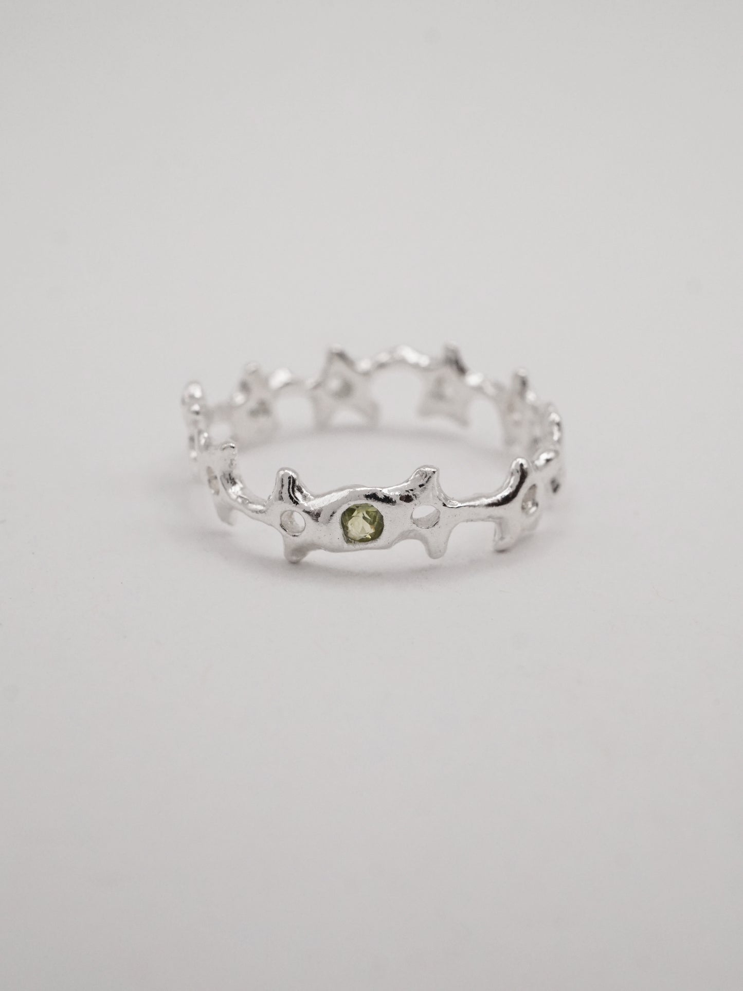 Bague OOAK FOREVER en argent sterling avec saphir