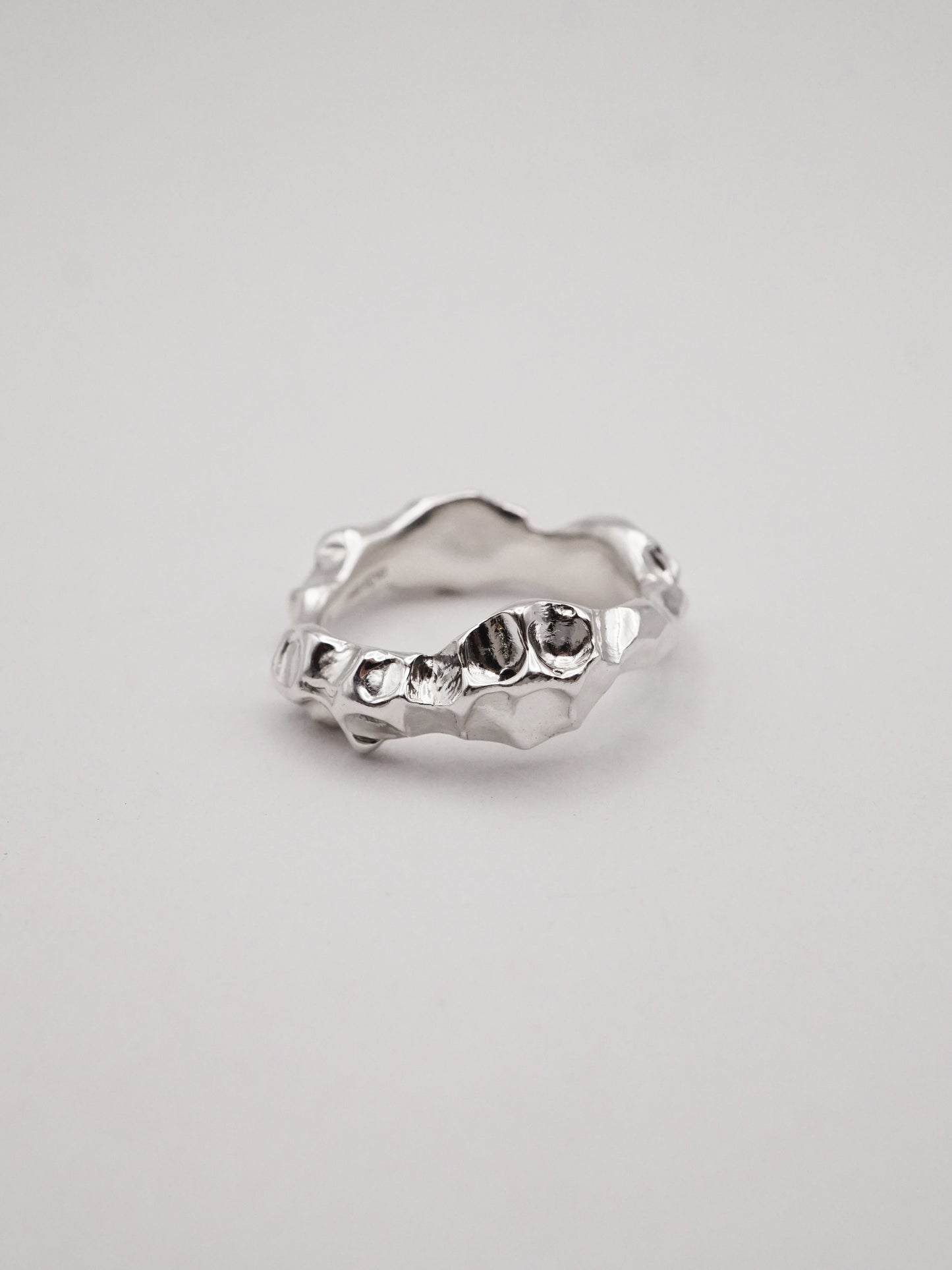 sterling silver CROQUÉE ring