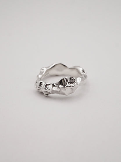 sterling silver CROQUÉE ring