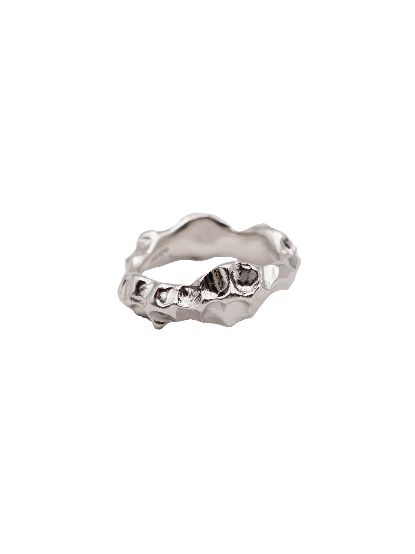 sterling silver CROQUÉE ring
