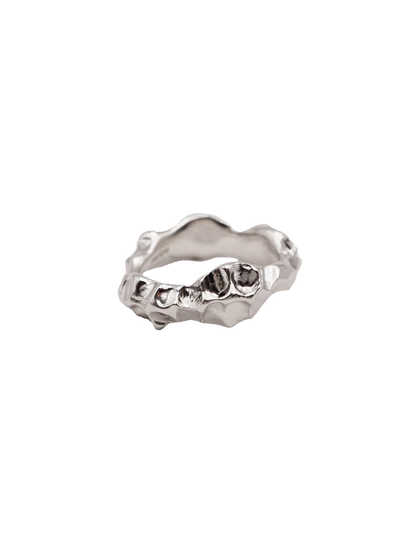sterling silver CROQUÉE ring