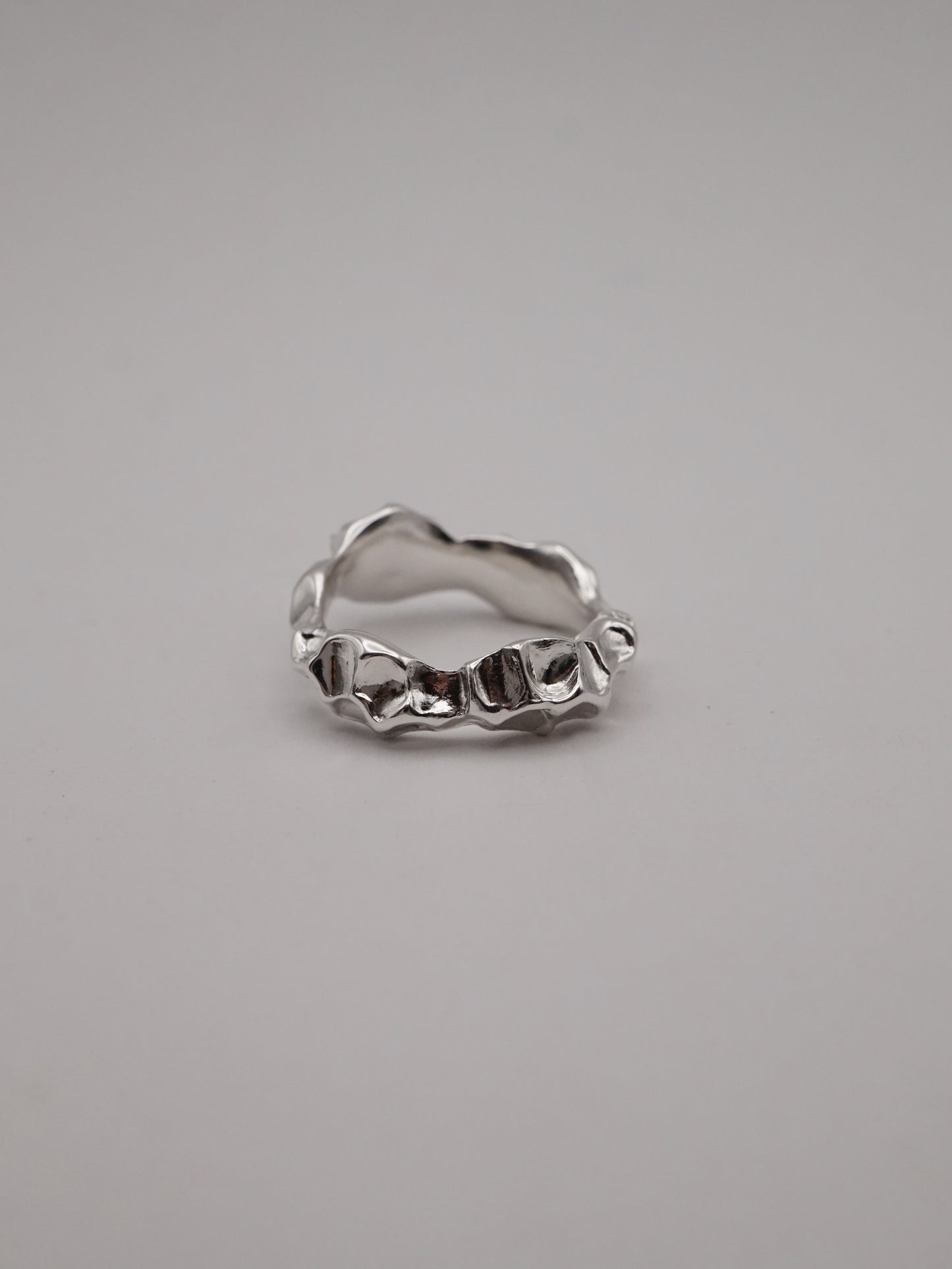 sterling silver CROQUÉE ring