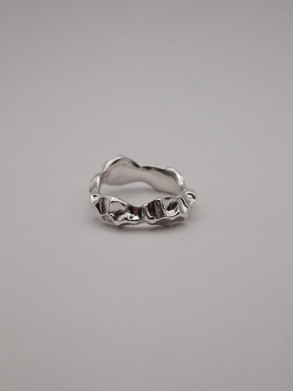 sterling silver CROQUÉE ring
