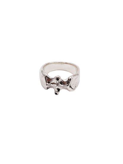 Bague ARCHEOLOGIE II en argent sterling avec deux saphirs