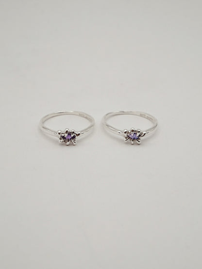 Bague FLYTRAP avec saphir