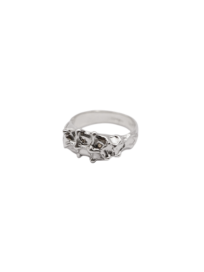 bague CROQUÉE OOAK en argent sterling