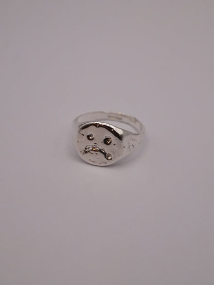 MELTED GRUMPY ring
