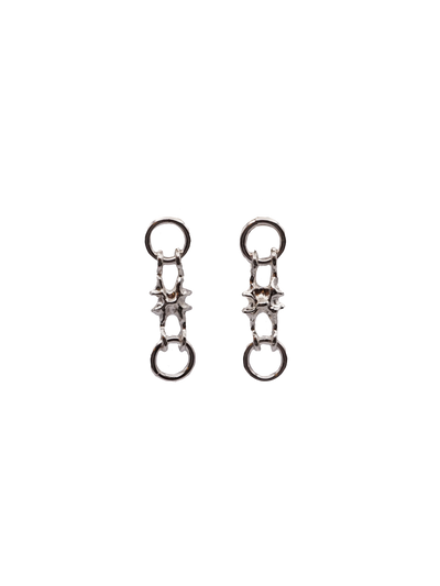 Boucles d'oreilles MICROC en argent sterling