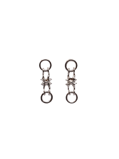 Boucles d'oreilles MICROC en argent sterling