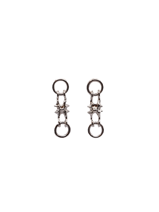 Boucles d'oreilles MICROC en argent sterling
