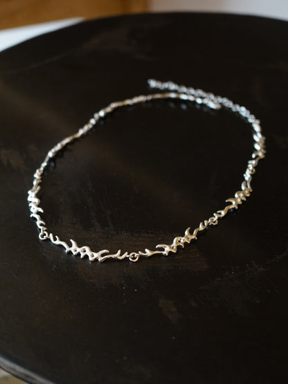 Choker TRAMPSTAMP en argent sterling