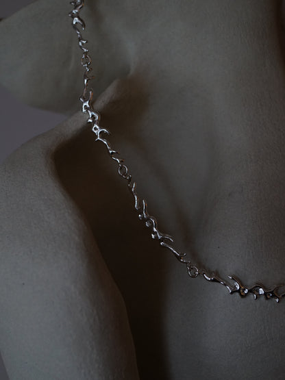 Choker TRAMPSTAMP en argent sterling
