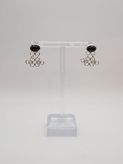 sterling silver TRAME III with star sapphires