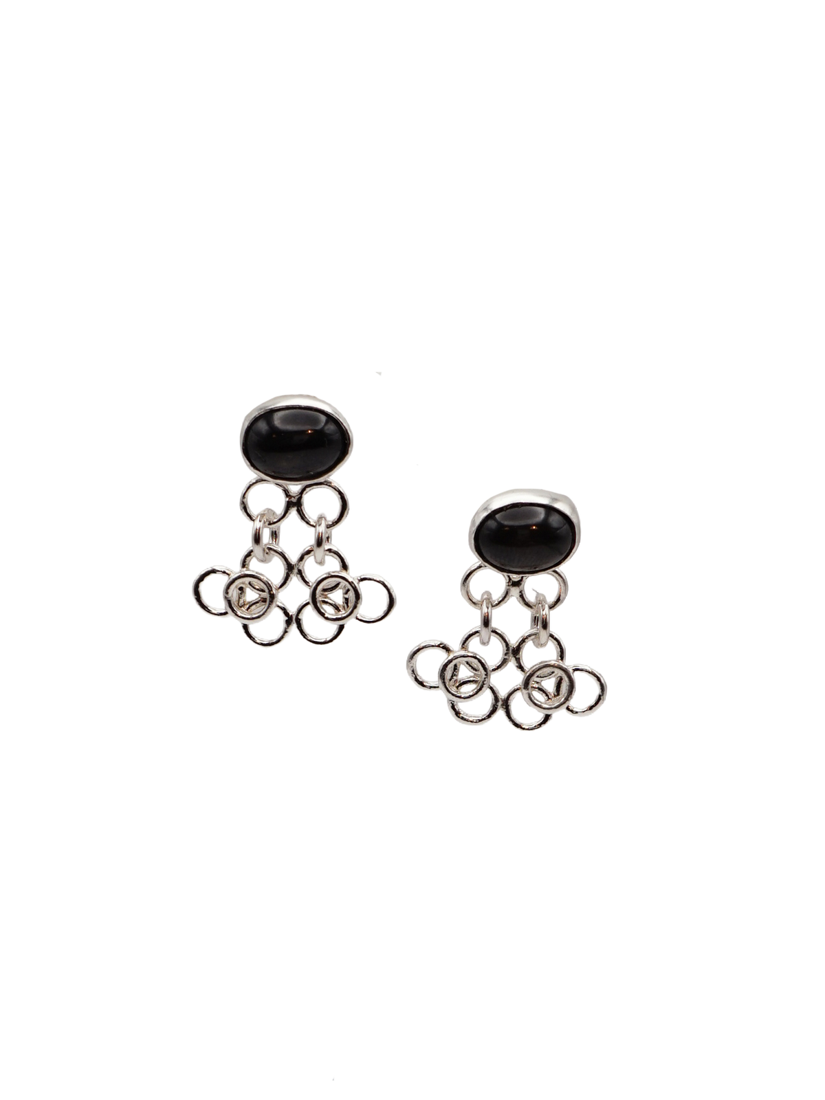 sterling silver TRAME III with star sapphires