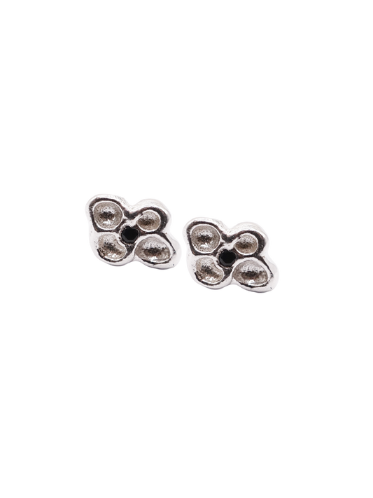 boucles d'oreilles CROQUÉE en argent sterling et saphirs