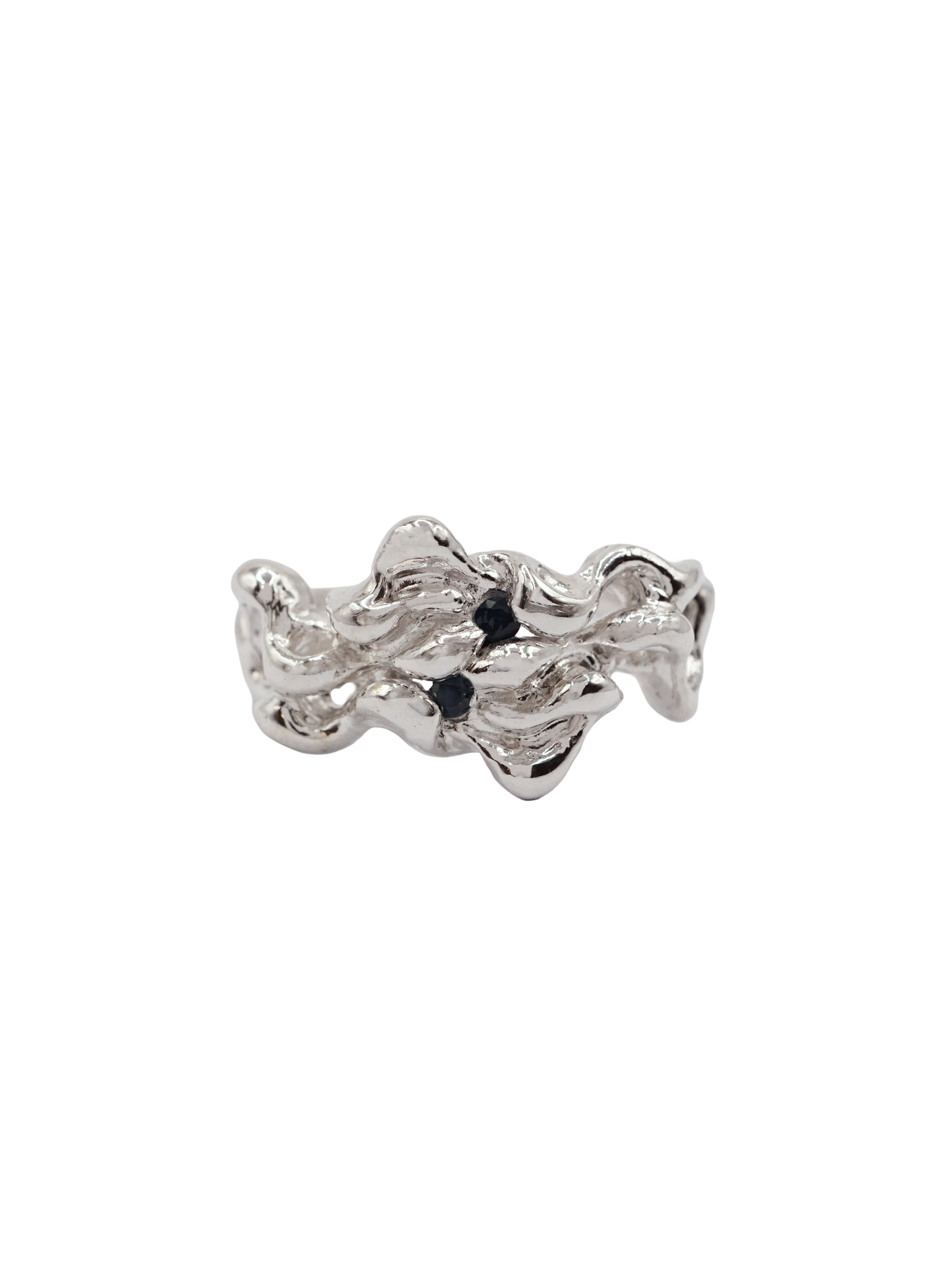 Bague MOVE en argent sterling avec saphirs BB6.75