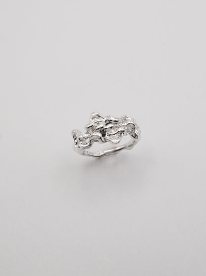 Bague MOVE en argent sterling avec saphirs BB6.75