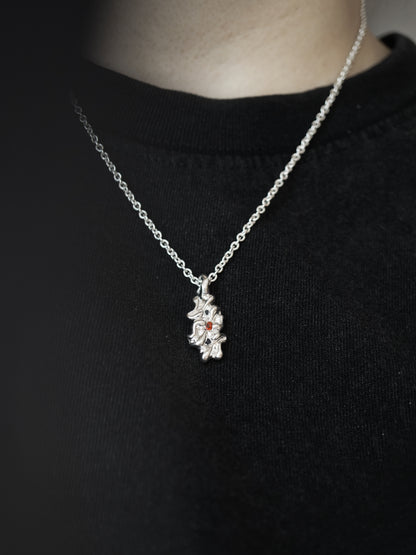 Collier MOVE en argent sterling avec saphirs II