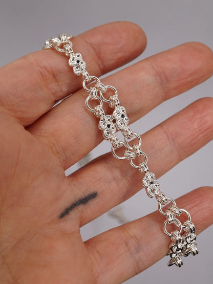 ARMURE sterling silver and dark blue sapphires choker necklace