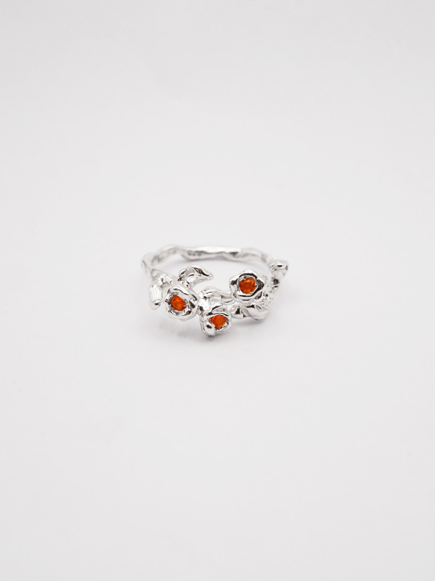 Bague TRIO en argent sterling avec pierres