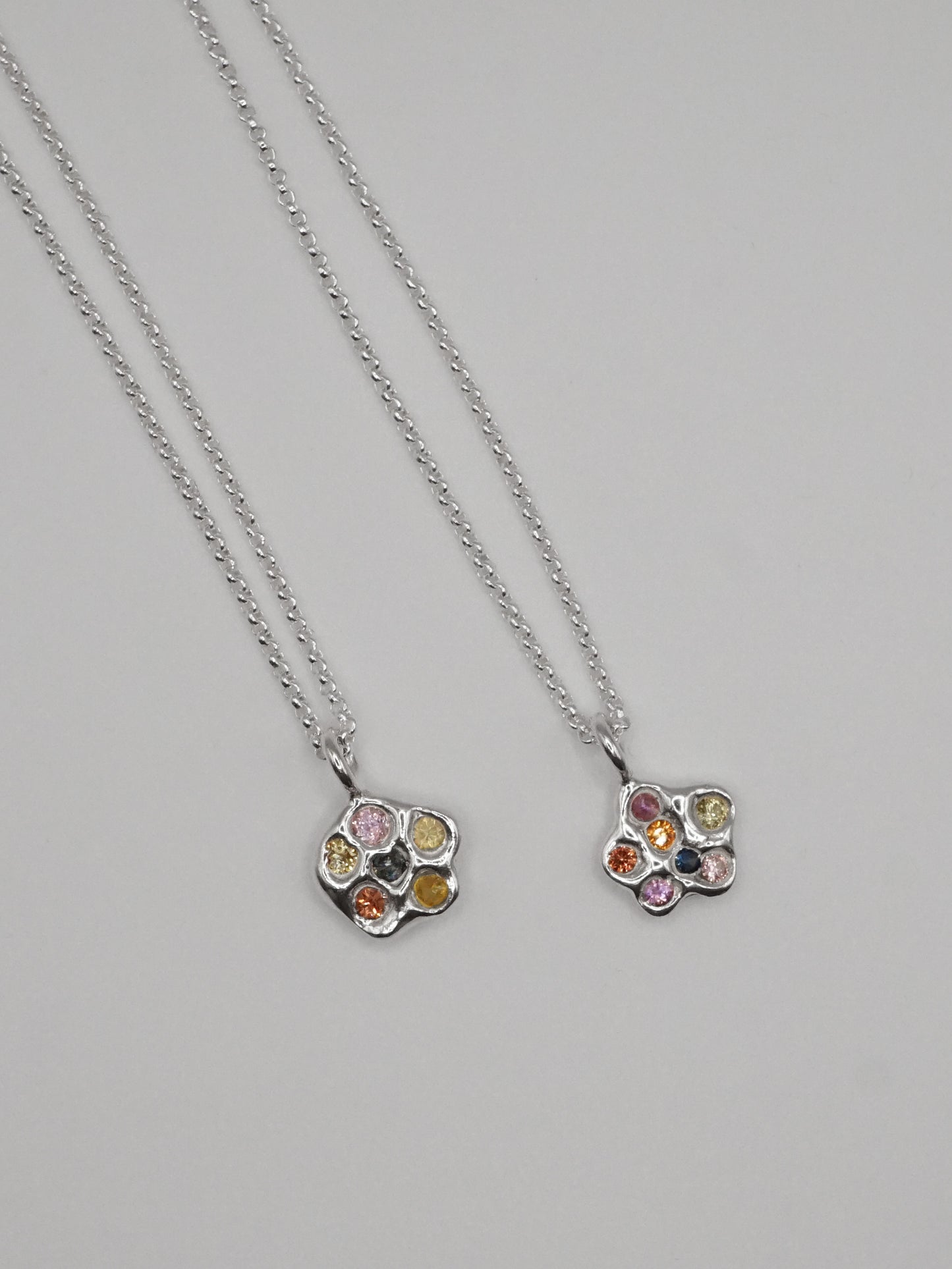 sterling silver OOAK AMAS pendant necklaces