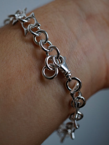 sterling silver CHAINLINK bracelet - ZEPHYR collab