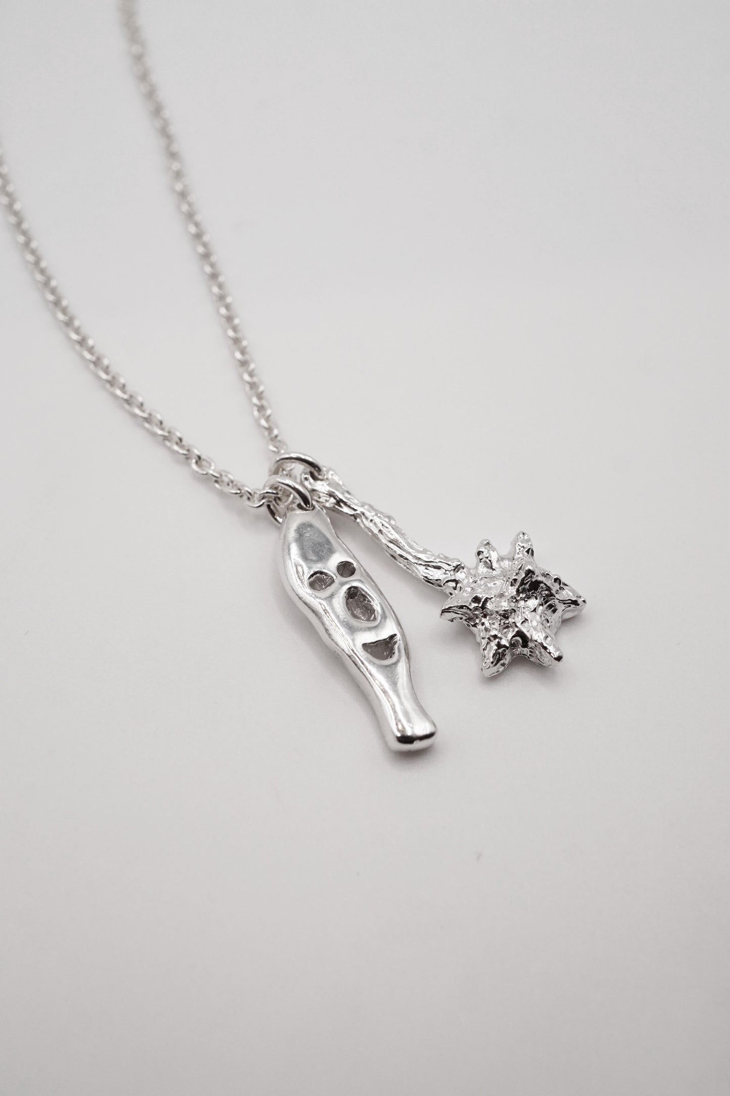 sterling silver BAM-BAM necklace from the GABOR BATA collab NECKLESS