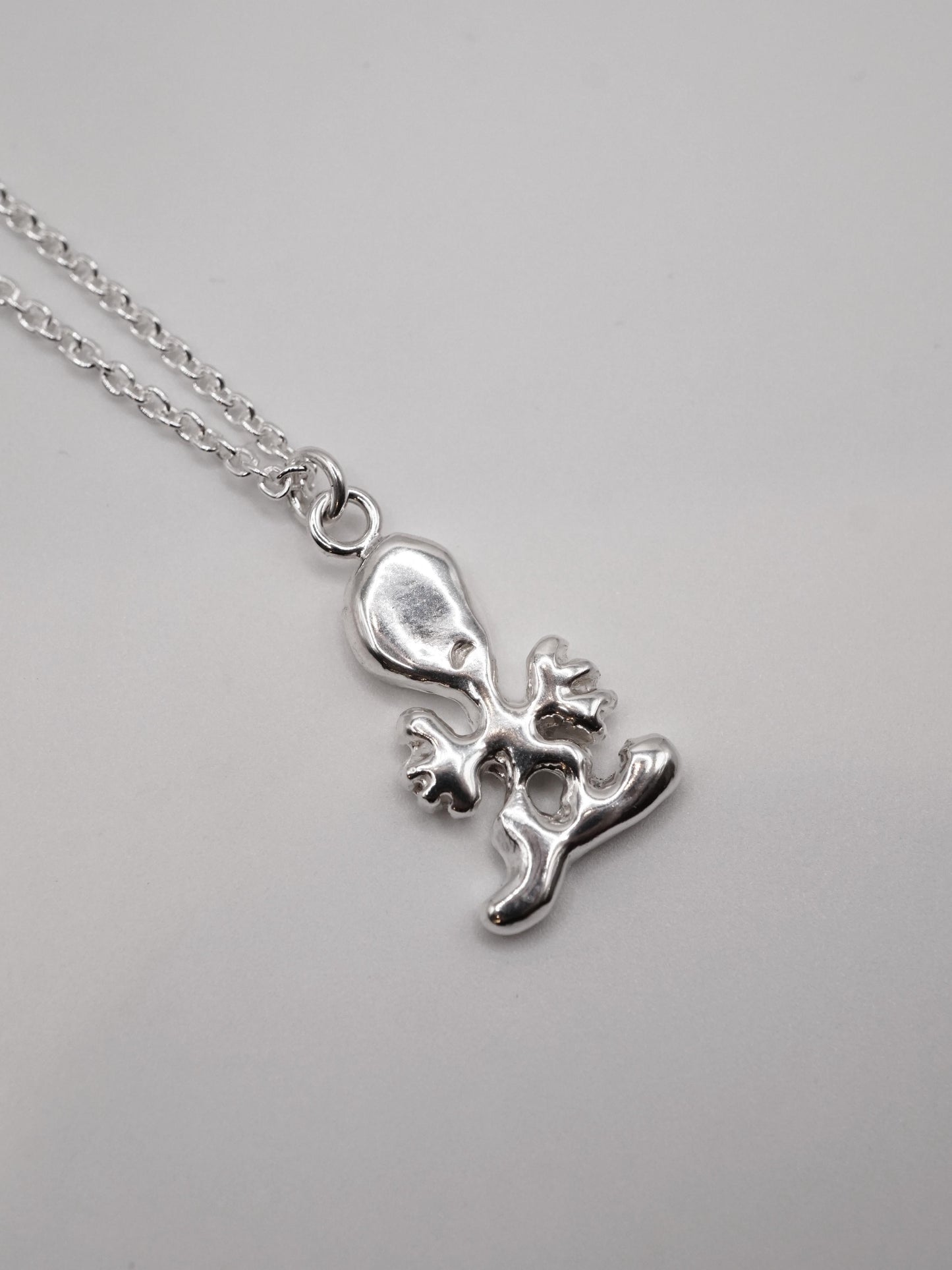 Collier YAPPER en argent sterling de la collaboration avec GABOR BATA: "NECKLESS"