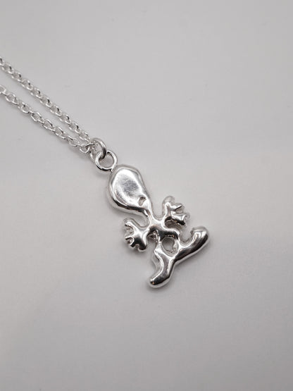 Collier YAPPER en argent sterling de la collaboration avec GABOR BATA: "NECKLESS"