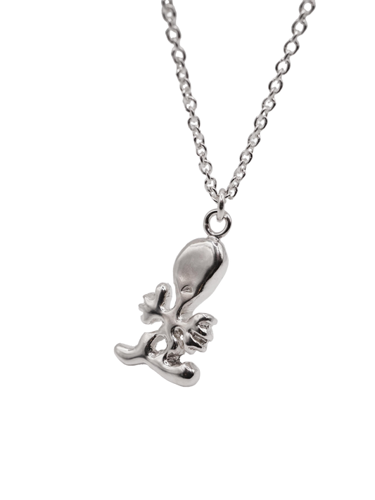 Collier YAPPER en argent sterling de la collaboration avec GABOR BATA: "NECKLESS"