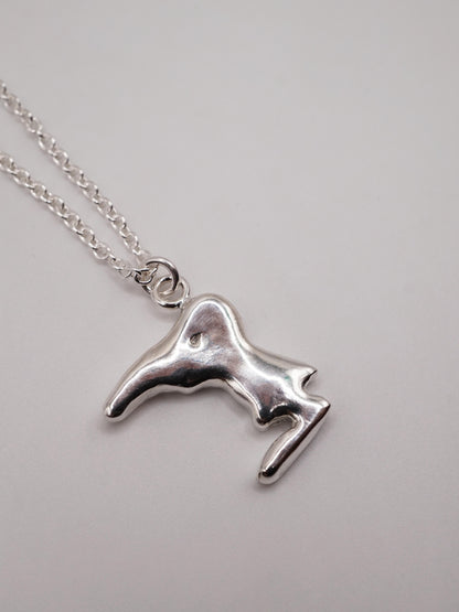 sterling silver POKEY necklace from the GABOR BATA collab NECKLESS