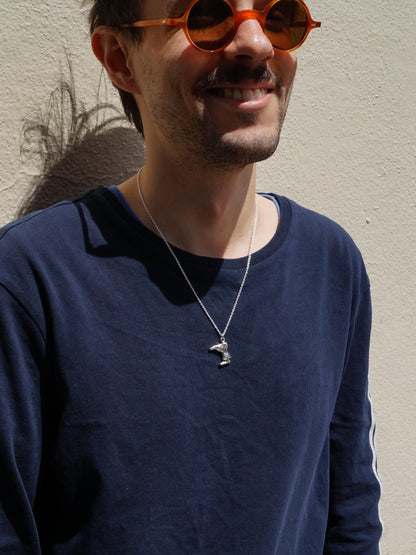 sterling silver POKEY necklace from the GABOR BATA collab NECKLESS