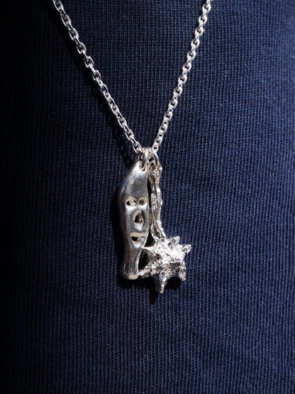 sterling silver BAM-BAM necklace from the GABOR BATA collab NECKLESS