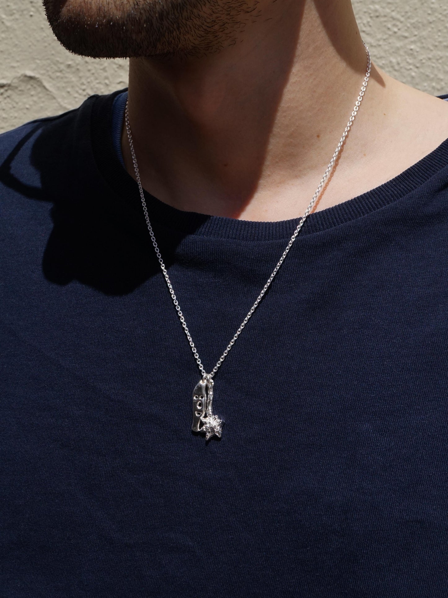 sterling silver BAM-BAM necklace from the GABOR BATA collab NECKLESS