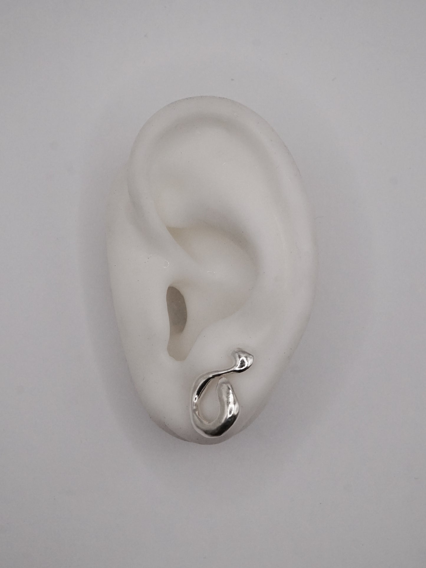 ooak G1 earring for two side by side piercings