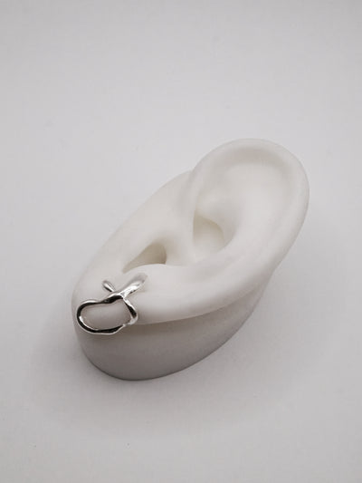 Boucle d'oreille G005 pour deux piercings côte à côte