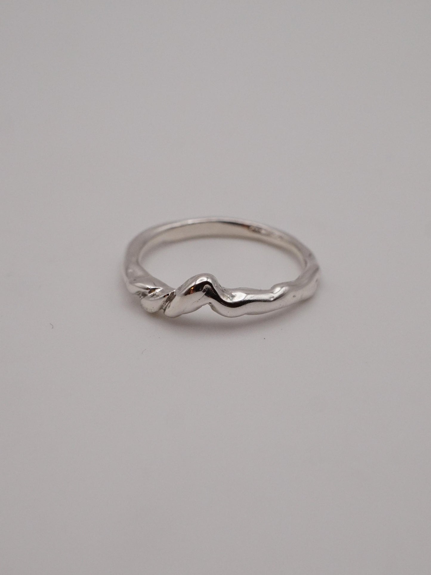 sterling silver V ring