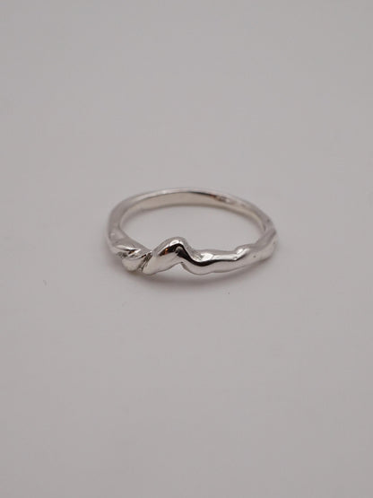 sterling silver V ring