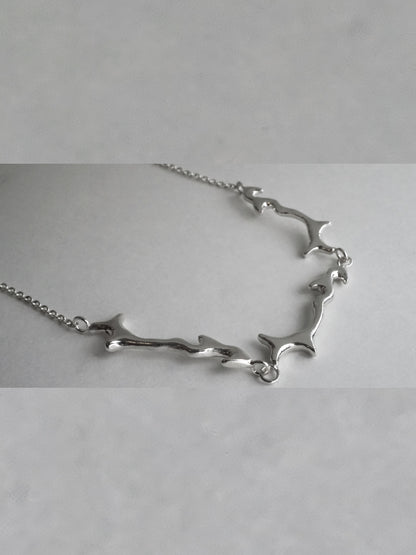 TENDRE METAL MARMO choker necklace