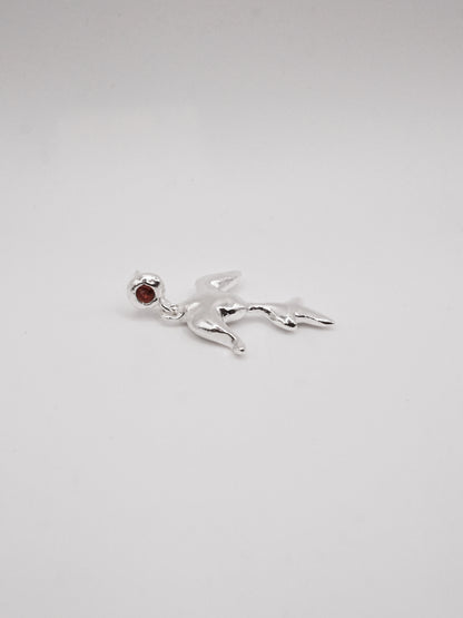Boucle d'oreille OISEAU