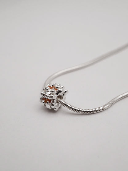 sterling silver MOULIN necklace with sapphires