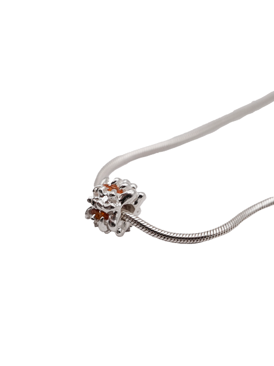 sterling silver MOULIN necklace with sapphires