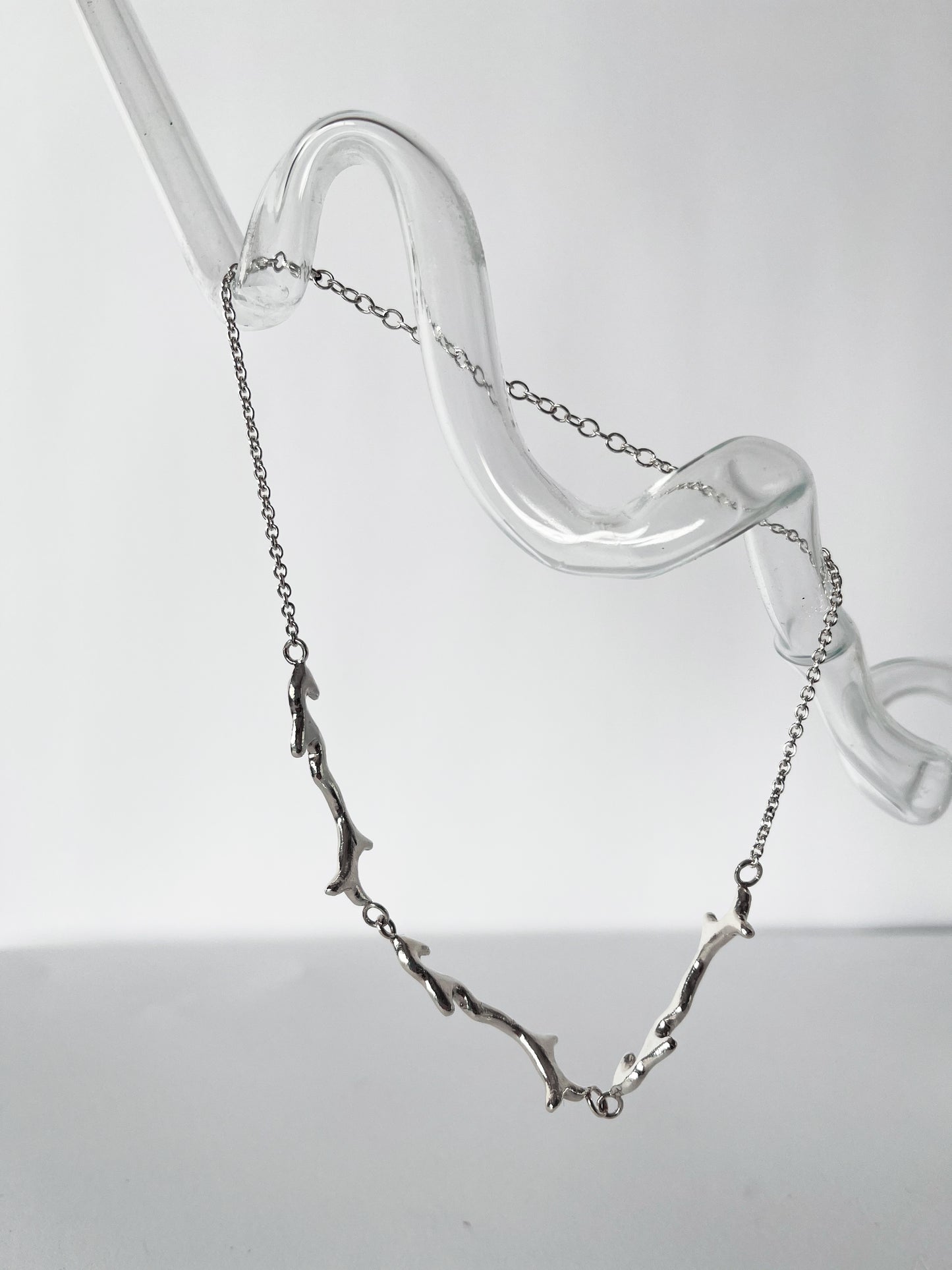 TENDRE METAL MARMO choker necklace